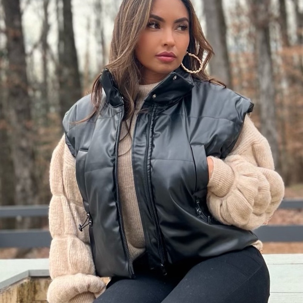 Women's Sleek Black Vest